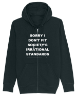 Sorry I don't fit society... Hanorac cu fermoar Unisex Connector