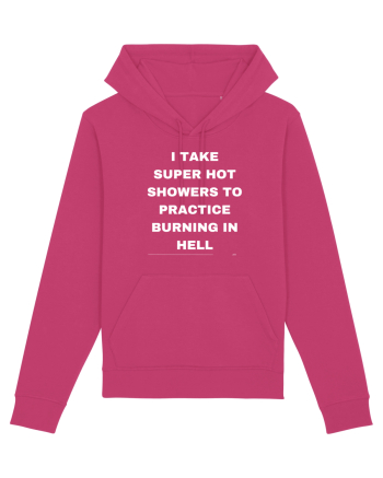 I take super hot showers to practice burning in hell Raspberry