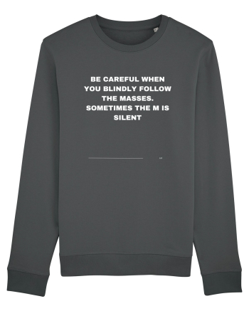 Be careful when you blindly follow the masses Anthracite