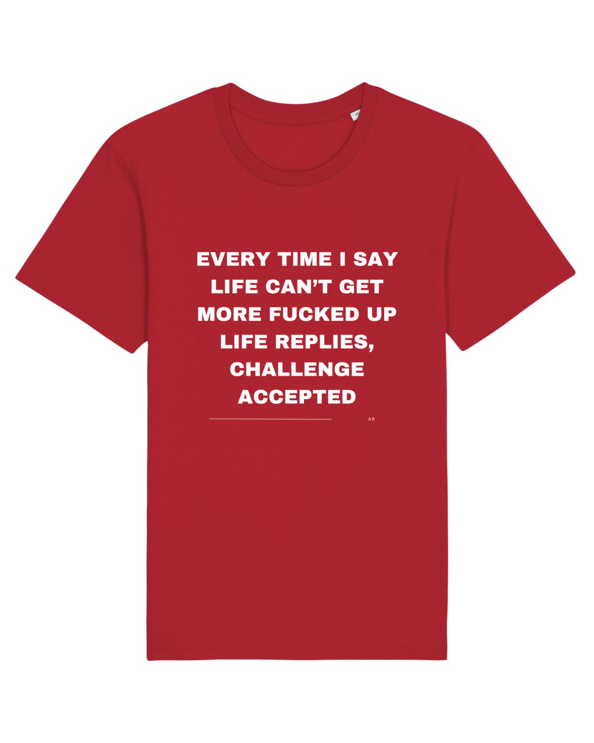 Tricou mânecă scurtă Unisex Rocker Red