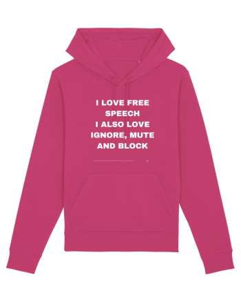 I love free speech I also love ignore mute and block Raspberry
