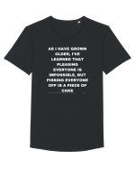 As I have grown older I've learned that pleasing everyone is impossible... Tricou mânecă scurtă guler larg Bărbat Skater