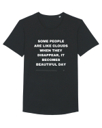 Some people are like clouds when they... Tricou mânecă scurtă guler larg Bărbat Skater