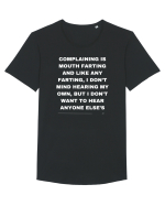 Complaining is mouth farting... Tricou mânecă scurtă guler larg Bărbat Skater