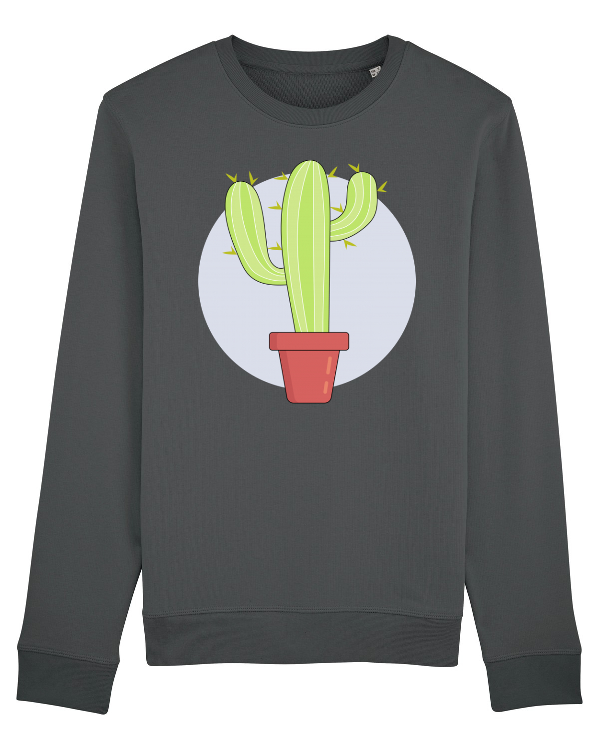 Bluză mânecă lungă Unisex Rise Anthracite