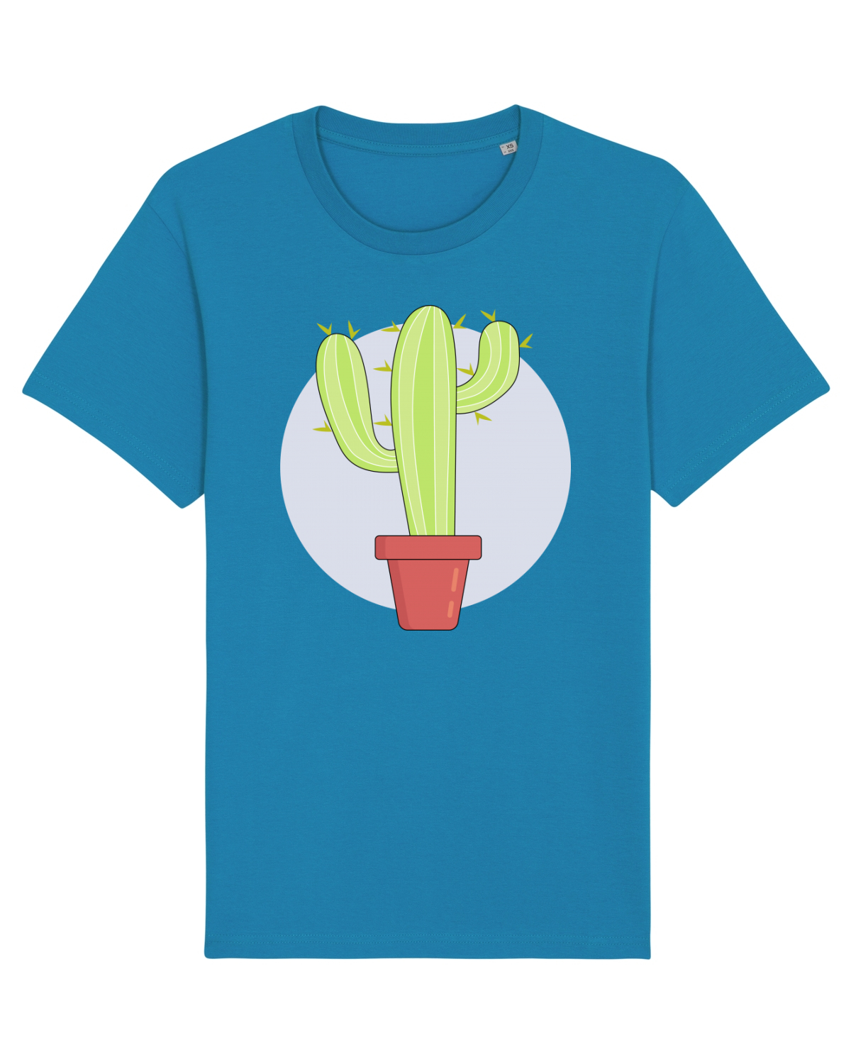Tricou mânecă scurtă Unisex Rocker Azur