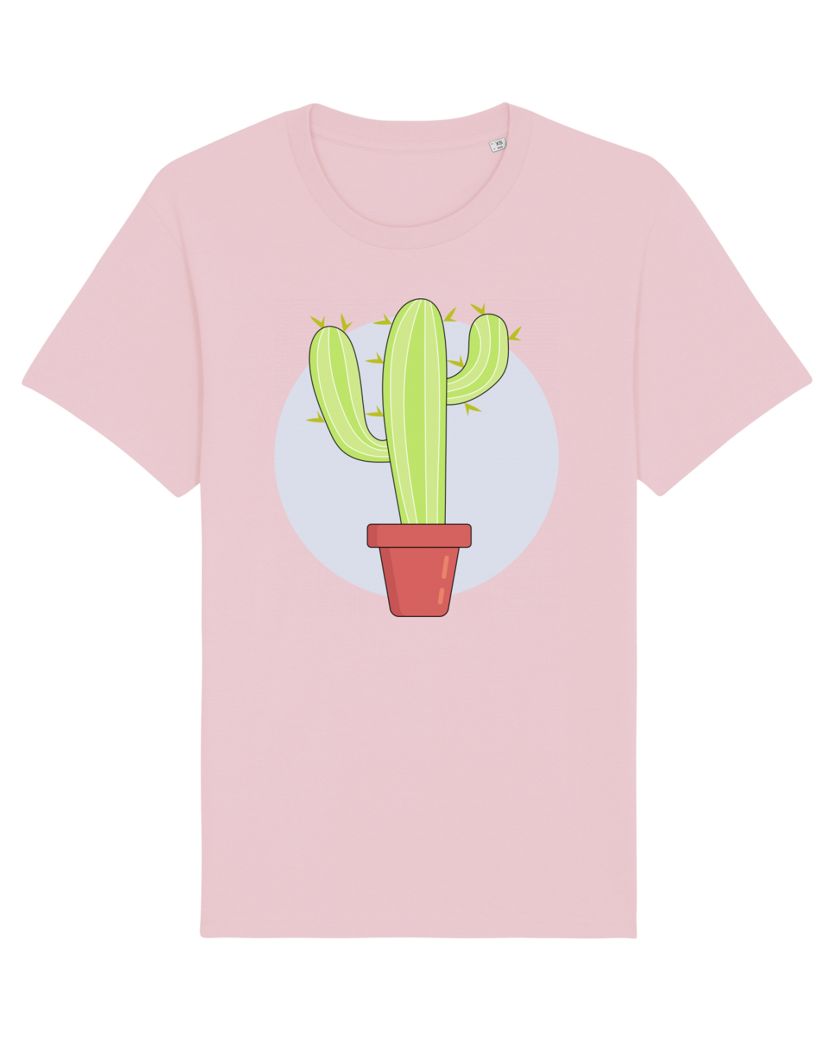 Tricou mânecă scurtă Unisex Rocker Cotton Pink