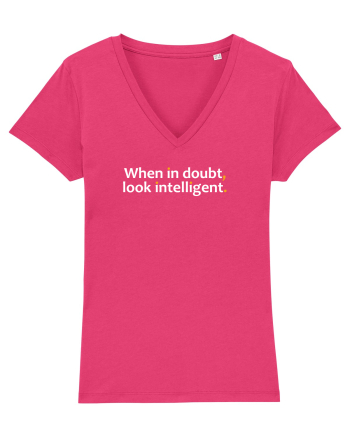 When in doubt, look intelligent.  Raspberry