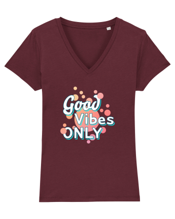 Good Vibes Only Burgundy