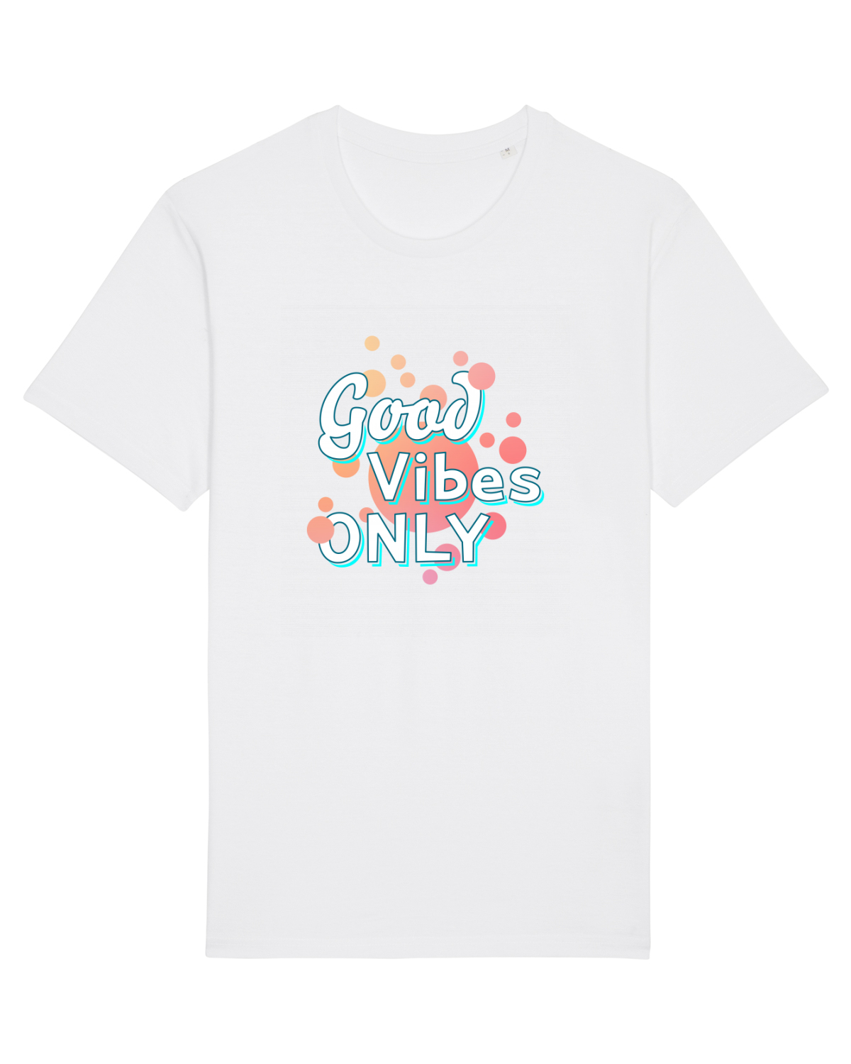 Tricou mânecă scurtă Unisex Rocker White