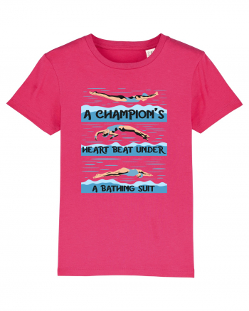 pentru pasionații de înot - A Champions Heart Beats Under a Bathing Suit Raspberry