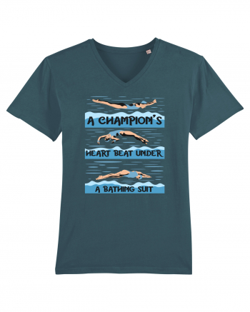 pentru pasionații de înot - A Champions Heart Beats Under a Bathing Suit Stargazer