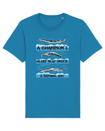 pentru pasionații de înot - A Champions Heart Beats Under a Bathing Suit Azur