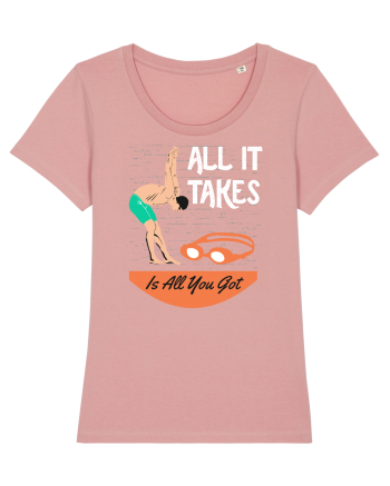 pentru pasionații de înot - All it Takes is All You Got Canyon Pink