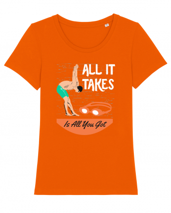 pentru pasionații de înot - All it Takes is All You Got Bright Orange