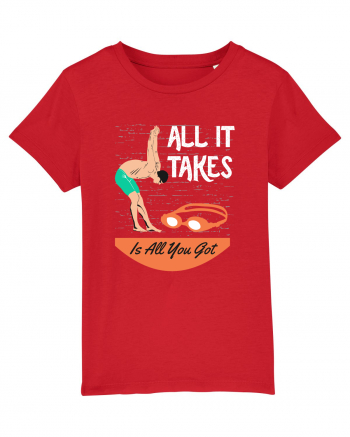 pentru pasionații de înot - All it Takes is All You Got Red