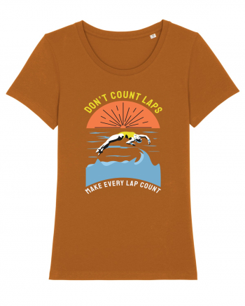 pentru pasionații de înot - Do Not Count Laps. Make Every Lap Count Roasted Orange