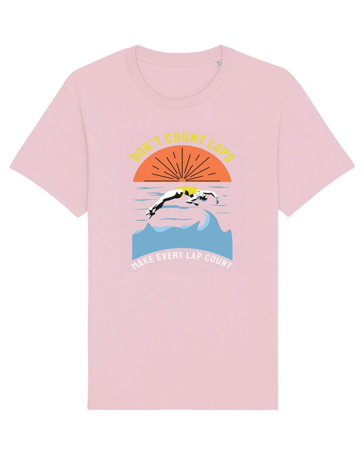 Tricou mânecă scurtă Unisex Rocker Cotton Pink