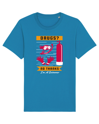 pentru pasionații de înot - Drugs No Thanks, I am a Swimmer Azur
