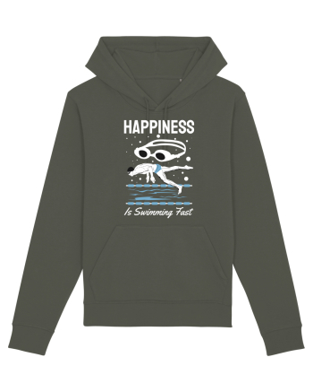 pentru pasionații de înot - Happiness is Swimming Fast Khaki