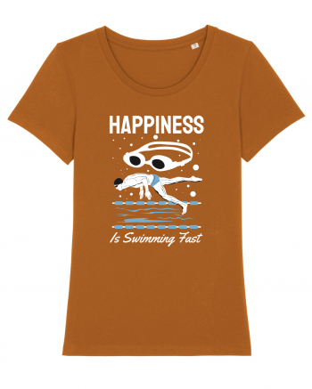 pentru pasionații de înot - Happiness is Swimming Fast Roasted Orange