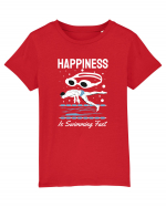 pentru pasionații de înot - Happiness is Swimming Fast Tricou mânecă scurtă  Copii Mini Creator