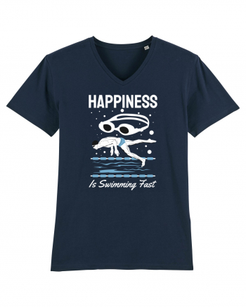 pentru pasionații de înot - Happiness is Swimming Fast French Navy