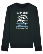 pentru pasionații de înot - Happiness is Swimming Fast Bluză mânecă lungă Unisex Rise