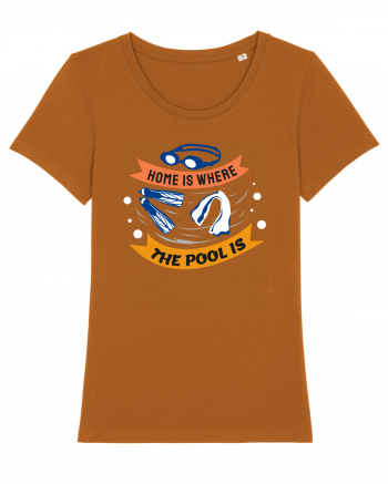 pentru pasionații de înot - Home is Where the Pool is Roasted Orange