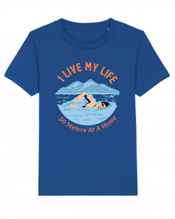 pentru pasionații de înot - I Live My Life, 50 Meters at a Time Majorelle Blue