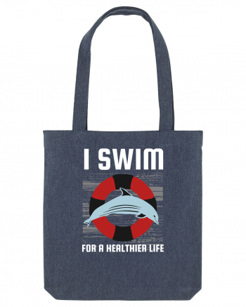 pentru pasionații de înot - I Swim for a Healthier Life Midnight Blue