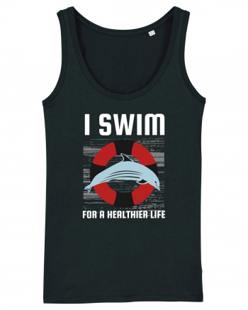 pentru pasionații de înot - I Swim for a Healthier Life Black