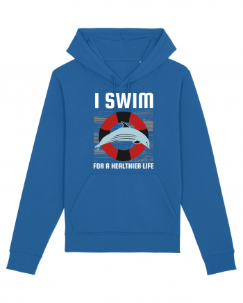 pentru pasionații de înot - I Swim for a Healthier Life Royal Blue