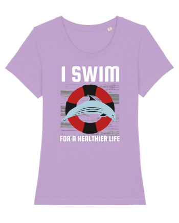 pentru pasionații de înot - I Swim for a Healthier Life Lavender Dawn