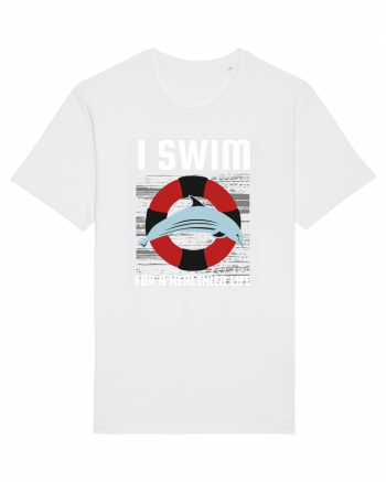 pentru pasionații de înot - I Swim for a Healthier Life White
