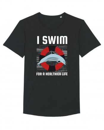 pentru pasionații de înot - I Swim for a Healthier Life Black