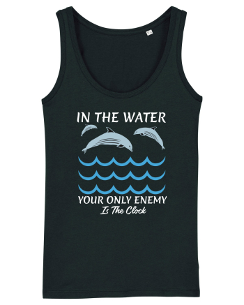 pentru pasionații de înot - In the Water, Your Only Enemy is the Clock Black