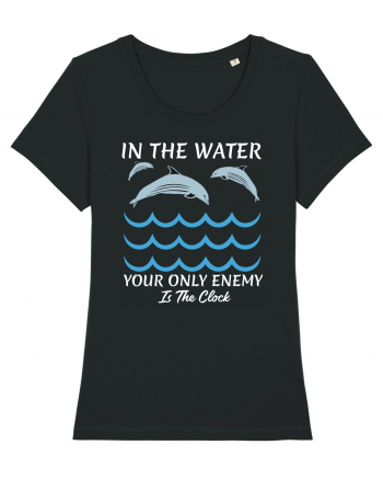 pentru pasionații de înot - In the Water, Your Only Enemy is the Clock Black