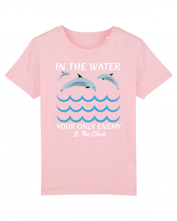 pentru pasionații de înot - In the Water, Your Only Enemy is the Clock Cotton Pink