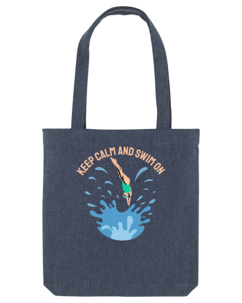 pentru pasionații de înot - Keep Calm and Swim On Midnight Blue