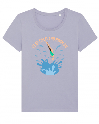 pentru pasionații de înot - Keep Calm and Swim On Lavender