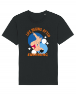 pentru pasionații de înot - Life Begins After Swimming Tricou mânecă scurtă Unisex Rocker