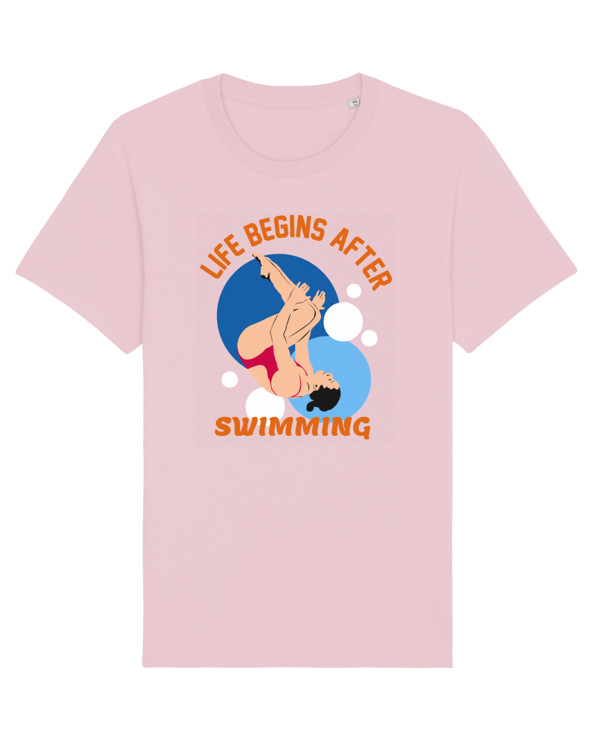 Tricou mânecă scurtă Unisex Rocker Cotton Pink