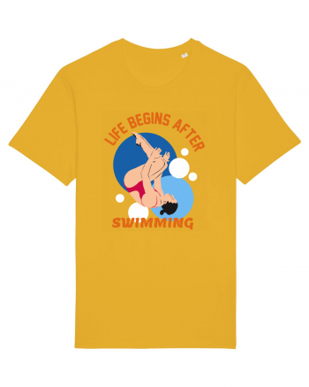 pentru pasionații de înot - Life Begins After Swimming Spectra Yellow