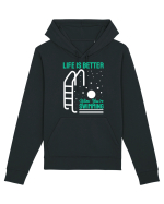 pentru pasionații de înot - Life is Better When You are Swimming Hanorac Unisex Drummer