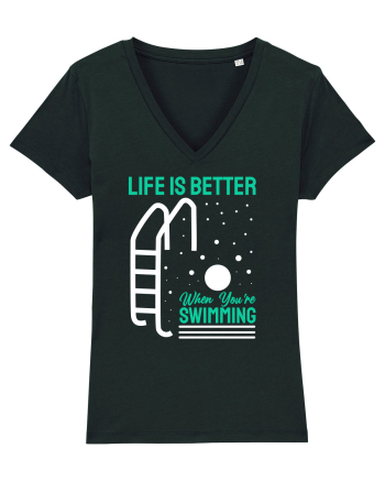 pentru pasionații de înot - Life is Better When You are Swimming Black