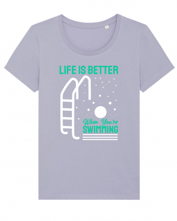 pentru pasionații de înot - Life is Better When You are Swimming Lavender
