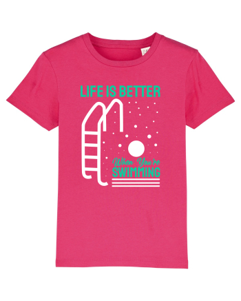 pentru pasionații de înot - Life is Better When You are Swimming Raspberry