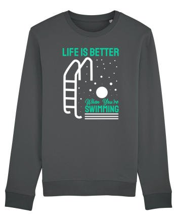 pentru pasionații de înot - Life is Better When You are Swimming Anthracite