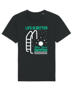pentru pasionații de înot - Life is Better When You are Swimming Tricou mânecă scurtă Unisex Rocker